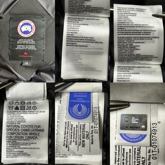 Canada Goose Macculloch Winter Down Parka Coyote Fur $1399 Large - Picture 13 of 16